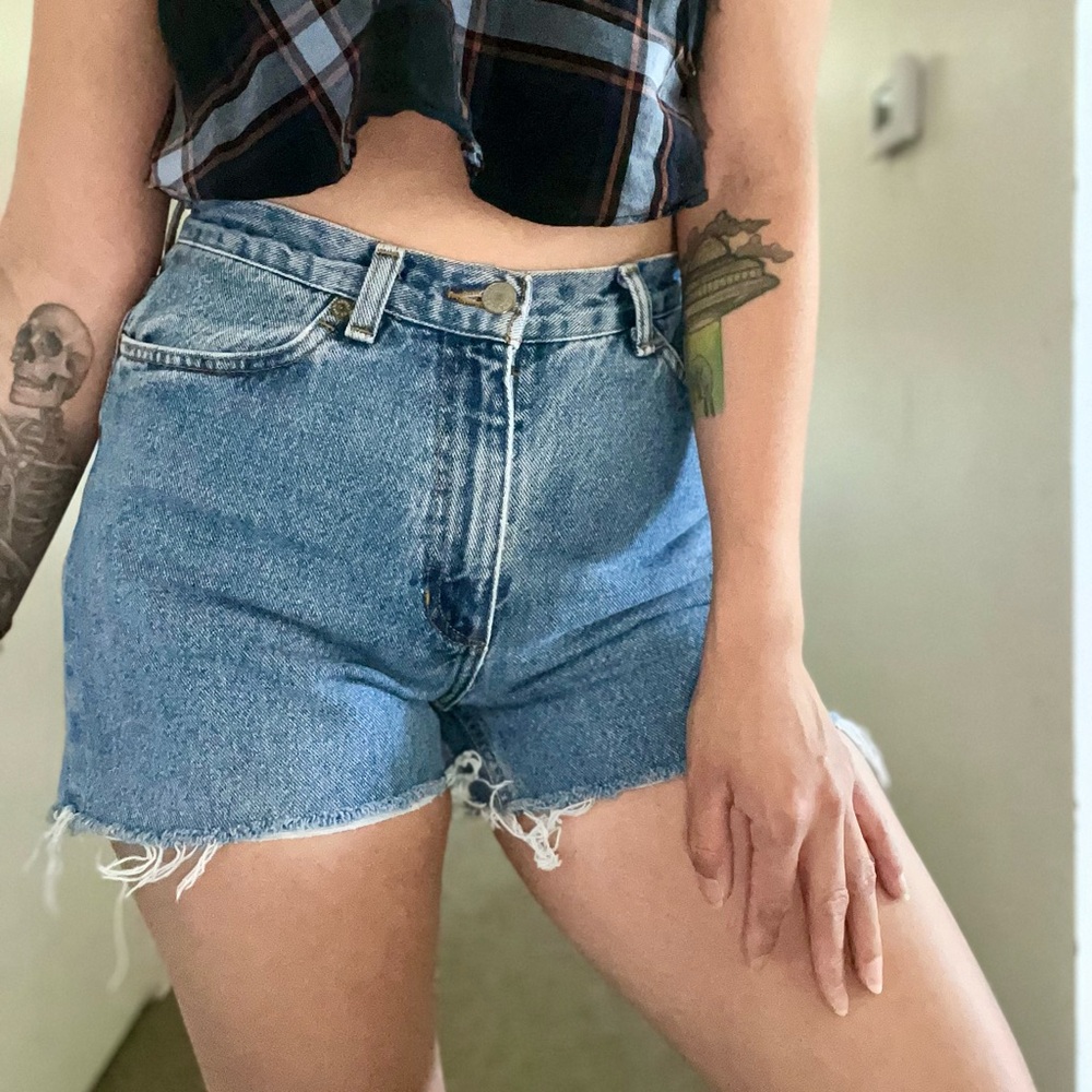 Vintage High Waisted Ralph Lauren Denim Jean Shorts